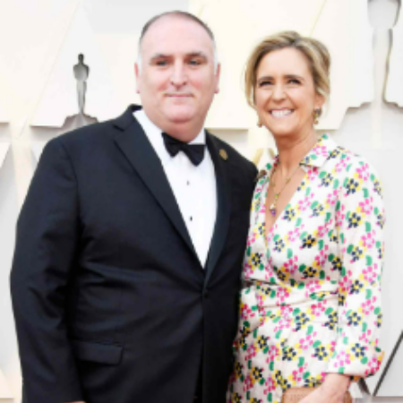Jose Andres and his wife Patricia Fernandez in an event.